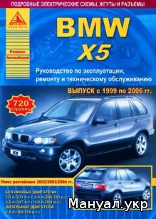 Книга: BMW X5 (E53) бензин / дизель 1999-2006 г.в., руководство по ремонту