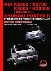 KIA BONGO III / KIA K2500 / К2700 / К3000 / K3000S, HYUNDAI PORTER II дизель Пособие по ремонту и эксплуатации