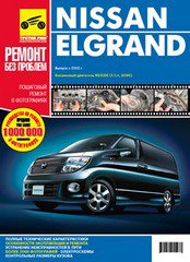 Книга NISSAN ELGRAND (Ниссан Ельгранд) с 2002 Руководство по ремонту в цветных фотографиях СКОРО В ПРОДАЖЕ!!!!!